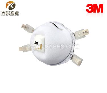 3M 8514 N95帶呼吸閥焊接用工業(yè)防塵口罩（可防護10倍職業(yè)接觸限值以內的臭氧）